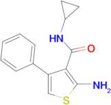 2-amino-N-cyclopropyl-4-phenylthiophene-3-carboxamide
