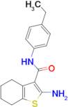 2-amino-N-(4-ethylphenyl)-4,5,6,7-tetrahydro-1-benzothiophene-3-carboxamide