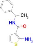 2-amino-N-(1-phenylethyl)thiophene-3-carboxamide