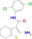 2-amino-N-(2,5-dichlorophenyl)-4,5,6,7-tetrahydro-1-benzothiophene-3-carboxamide