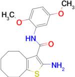 2-amino-N-(2,5-dimethoxyphenyl)-4,5,6,7,8,9-hexahydrocycloocta[b]thiophene-3-carboxamide