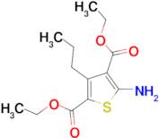 diethyl 5-amino-3-propylthiophene-2,4-dicarboxylate