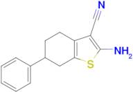 2-amino-6-phenyl-4,5,6,7-tetrahydro-1-benzothiophene-3-carbonitrile