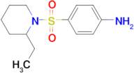 4-[(2-ethylpiperidin-1-yl)sulfonyl]aniline