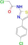 2-chloro-N-[4-(4-chlorophenyl)-1,3-thiazol-2-yl]acetamide