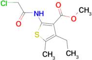 methyl 2-[(chloroacetyl)amino]-4-ethyl-5-methylthiophene-3-carboxylate