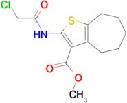 methyl 2-[(chloroacetyl)amino]-5,6,7,8-tetrahydro-4H-cyclohepta[b]thiophene-3-carboxylate