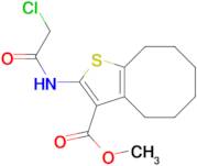 methyl 2-[(chloroacetyl)amino]-4,5,6,7,8,9-hexahydrocycloocta[b]thiophene-3-carboxylate