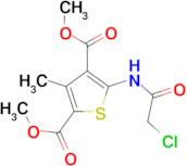 dimethyl 5-[(chloroacetyl)amino]-3-methylthiophene-2,4-dicarboxylate