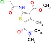 methyl 2-[(chloroacetyl)amino]-5-[(dimethylamino)carbonyl]-4-methylthiophene-3-carboxylate