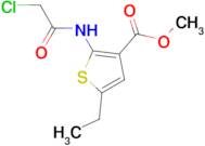 methyl 2-[(chloroacetyl)amino]-5-ethylthiophene-3-carboxylate