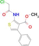 methyl 2-[(chloroacetyl)amino]-4-phenylthiophene-3-carboxylate