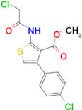 methyl 2-[(chloroacetyl)amino]-4-(4-chlorophenyl)thiophene-3-carboxylate