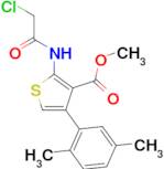 methyl 2-[(chloroacetyl)amino]-4-(2,5-dimethylphenyl)thiophene-3-carboxylate