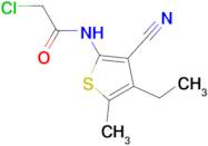 2-chloro-N-(3-cyano-4-ethyl-5-methylthien-2-yl)acetamide