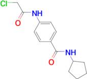 4-[(chloroacetyl)amino]-N-cyclopentylbenzamide