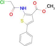 methyl 2-[(chloroacetyl)amino]-5-phenylthiophene-3-carboxylate