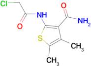 2-[(chloroacetyl)amino]-4,5-dimethylthiophene-3-carboxamide