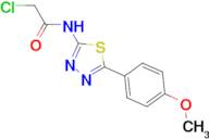 2-chloro-N-[5-(4-methoxyphenyl)-1,3,4-thiadiazol-2-yl]acetamide