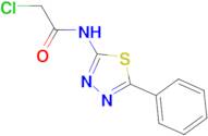 2-chloro-N-(5-phenyl-1,3,4-thiadiazol-2-yl)acetamide