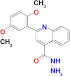 2-(2,5-dimethoxyphenyl)quinoline-4-carbohydrazide