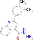 2-(3,4-dimethylphenyl)quinoline-4-carbohydrazide