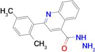 2-(2,5-dimethylphenyl)quinoline-4-carbohydrazide