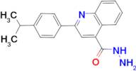 2-(4-isopropylphenyl)quinoline-4-carbohydrazide