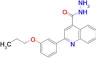 2-(3-propoxyphenyl)quinoline-4-carbohydrazide