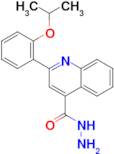 2-(2-isopropoxyphenyl)quinoline-4-carbohydrazide