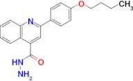 2-(4-butoxyphenyl)quinoline-4-carbohydrazide