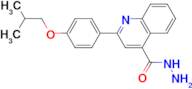 2-(4-isobutoxyphenyl)quinoline-4-carbohydrazide