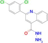 2-(2,4-dichlorophenyl)quinoline-4-carbohydrazide