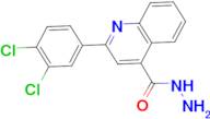 2-(3,4-dichlorophenyl)quinoline-4-carbohydrazide