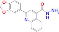 2-(1,3-benzodioxol-5-yl)quinoline-4-carbohydrazide