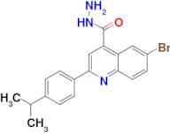 6-bromo-2-(4-isopropylphenyl)quinoline-4-carbohydrazide