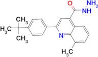 2-(4-tert-butylphenyl)-8-methylquinoline-4-carbohydrazide