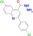 6-chloro-2-(4-chlorophenyl)quinoline-4-carbohydrazide