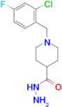 1-(2-chloro-4-fluorobenzyl)piperidine-4-carbohydrazide