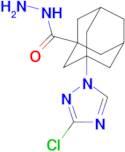 3-(3-chloro-1H-1,2,4-triazol-1-yl)adamantane-1-carbohydrazide