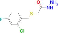 2-[(2-chloro-4-fluorobenzyl)thio]acetohydrazide