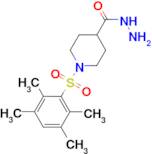 1-[(2,3,5,6-tetramethylphenyl)sulfonyl]piperidine-4-carbohydrazide