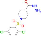 1-[(2,5-dichlorophenyl)sulfonyl]piperidine-4-carbohydrazide