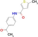 N-(4-acetylphenyl)-5-methylthiophene-3-carboxamide