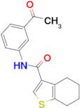 N-(3-acetylphenyl)-4,5,6,7-tetrahydro-1-benzothiophene-3-carboxamide
