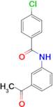 N-(3-acetylphenyl)-4-chlorobenzamide