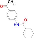 N-(4-acetylphenyl)cyclohexanecarboxamide