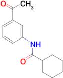 N-(3-acetylphenyl)cyclohexanecarboxamide