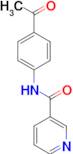 N-(4-acetylphenyl)nicotinamide