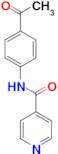N-(4-acetylphenyl)isonicotinamide